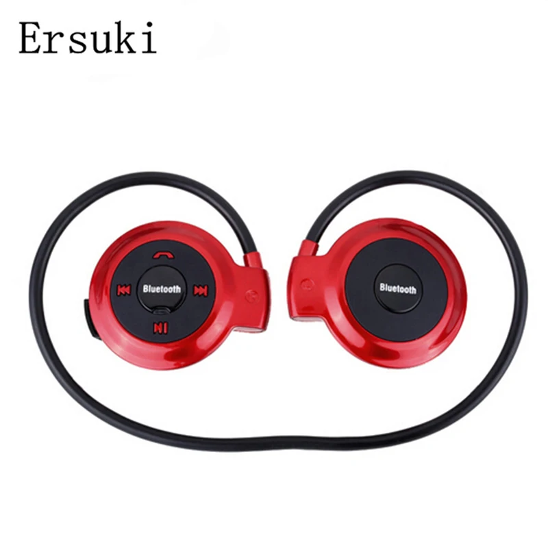 Спортивные Bluetooth наушники Ersuki S9 Plus со слотом для SD карты с микрофоном телефонов