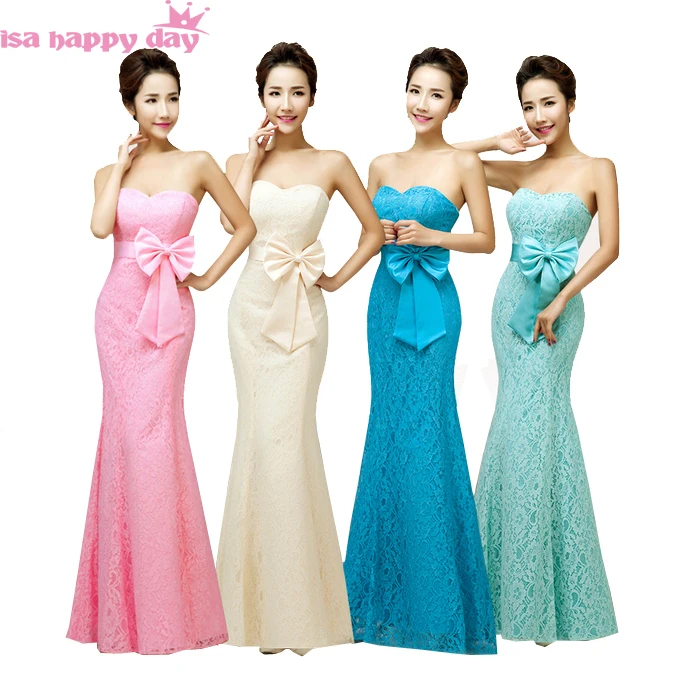Long Lace Bridesmaid Black Bridemaid Champagne Brides Maid Strapless Long Lace Bridesmaid Black Bridemaid Champagne Brides Maid Strapless Red Mermaid Dresses 2018 Bridesmaids Dress Under 100 B3117