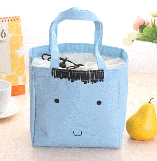 Контейнер для детского питания сумки бутылки молока модные женские сумки нейлон тепловой детская коробка для завтраков тепловой мешок сумка для пикника, водостойкая сумка - Цвет: Синий