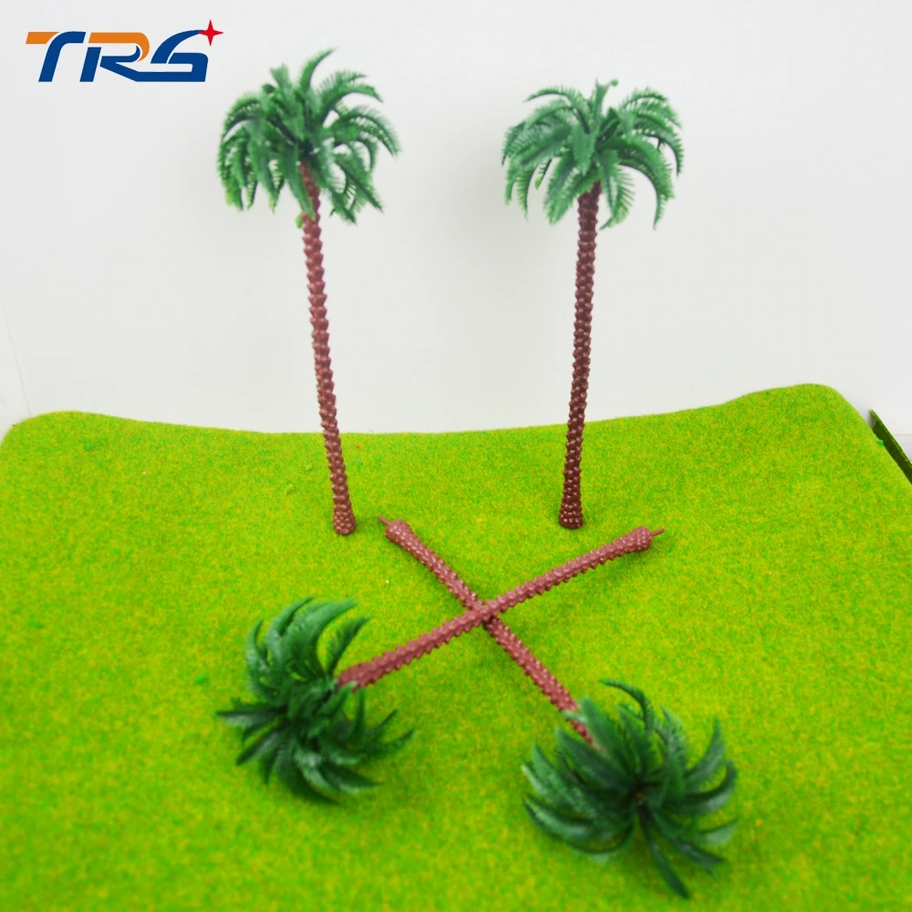Buy 16cm miniature Architecture Plastic Palm Tree