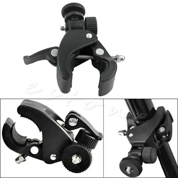

OOTDTY New Bicycle Bike Handlebar Mount 1/4 Screw Clamp Bracket Tripod For Camera DV