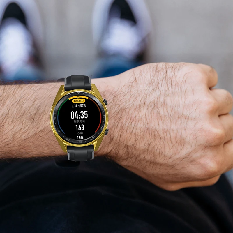 Защитный чехол на весь экран для Huawei Watch GT защитный ремешок браслета huawe huwei HD