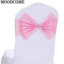 6 шт./партия, крышка стула для свадебной вечеринки, Новое поступление, домашний декоративный стул, чехлы с бантиком, украшение для дома