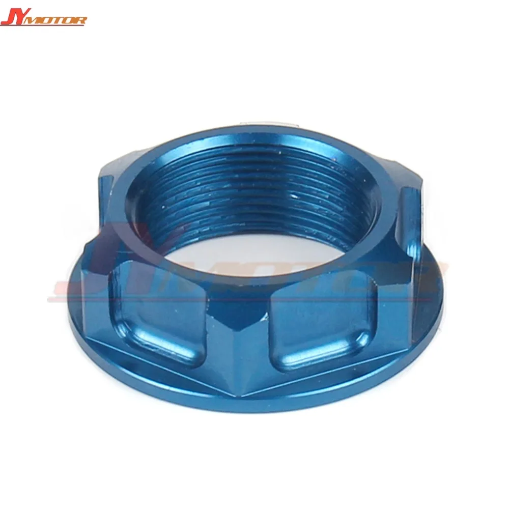 CNC Заготовка гайка рулевой колонки для WR125 2008-2013 08 09, 10, 11, 12, 13 лет, для мотокросса супермото Enduro Мотоцикл Байк по бездорожью