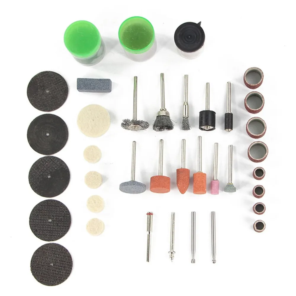 

95pcs Rotary Power Tool Set Mini Drill Grinder Polishing Kit Felt Wheel Accessories Sanding Band Wood Work Brushes Mandrel