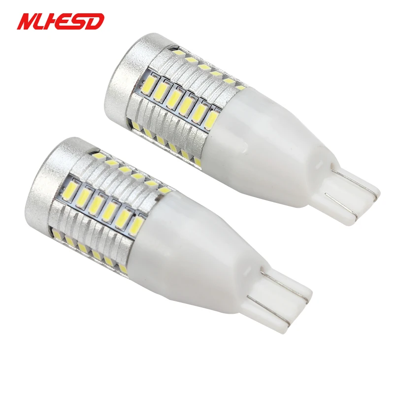 10 шт. супер яркий T15 W16W 5 W 30 SMD 3014 Светодиодный прожектор 12 smd 5630 luzes lampada reversa de seguranca do