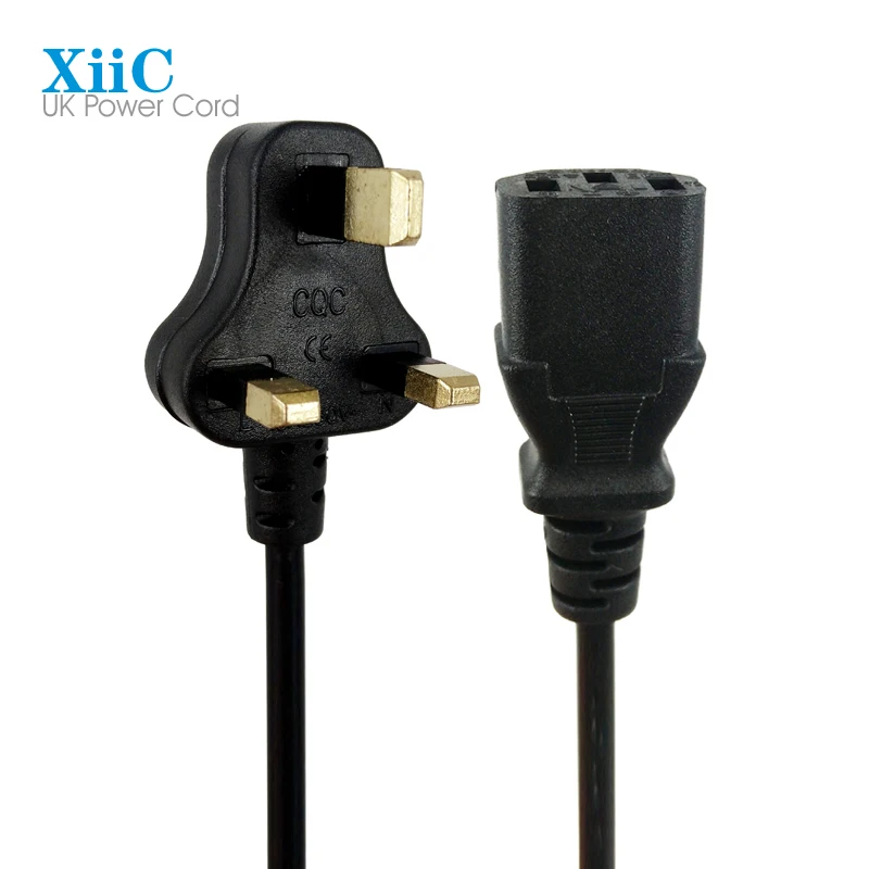 

1.2m 4ft 3 Prong 3 Hole EN UK Plug Power Cord Cable for Laptop Tablet Adapter fit United Kingdom Singapore India Malaysia