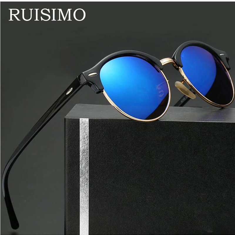 

Round Sunglasses Brand Vintage Mirror Lens Ladies Sun glasses Women Round Eyewear Men Sunglasses For Women men retro de sol