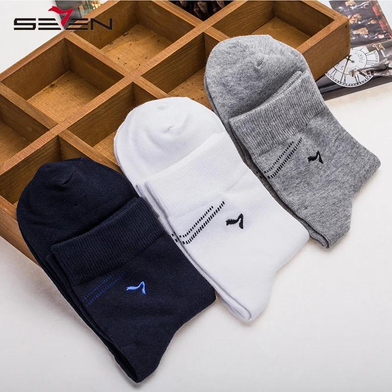 Buy Seven7 Mens Fashion Dress Socks Brand High Quality
