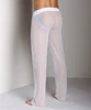 New men's easy mesh casual home wear pants transparent pajama  bottoms sexy low-waisted youth net gauze ► Photo 3/6