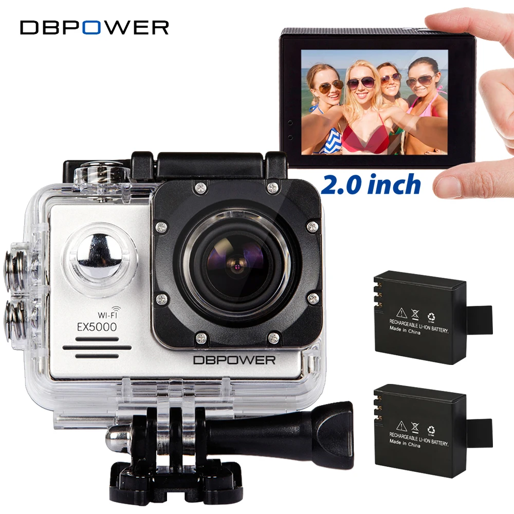 Prix pour DBPOWER D'origine EX5000 WIFI Série Action Caméra Étanche 1080 P 30fps Action Cam Sport Caméra Casque Go SJ4000 SJ5000 Pro Prix pour DBPOWER D'origine EX5000 WIFI Série Action Caméra Étanche 1080 P 30fps Action Cam Sport Caméra Casque Go SJ4000 SJ5000 Pro