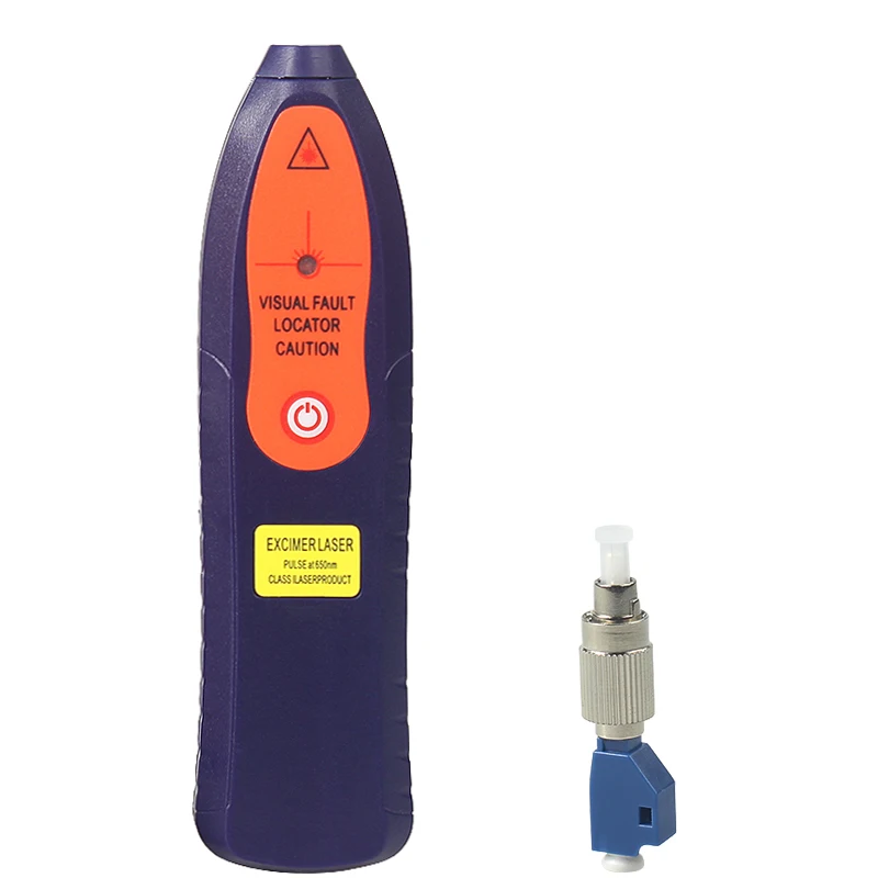

1-5Km 1MW Plastics Red Laser Light Fiber Optic Cable Tester SC/FC/ST/LC Visual Fault Locator Checker optical power meter