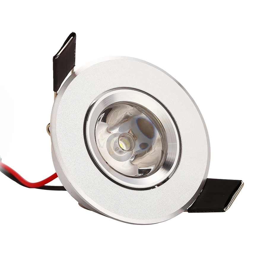 

30pcs/lot Dimmable 1W 3W high power Recessed Led Downlight cabinet light AC85v- 260v 110-270LM with LED Driver Free by FEDEX