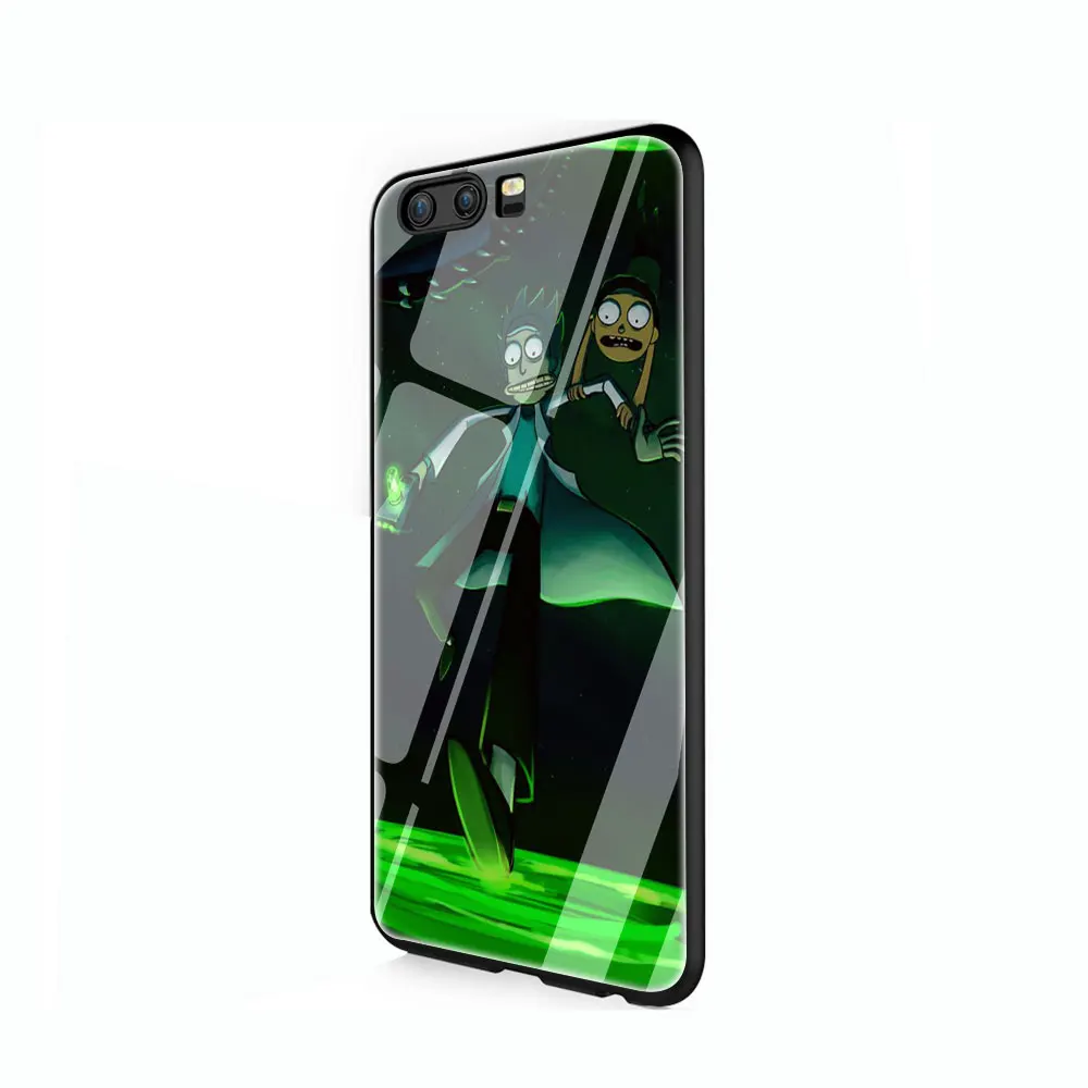 Рик и Морти, закаленное стекло, чехол для huawei P10 P20 P30 mate 20 Honor 9 10 Lite Pro 7A 8X P Smart - Цвет: G9