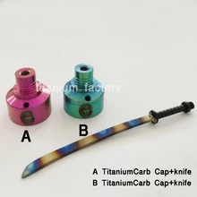 Цветной Титан ногтей GR2 Титан Carb Кепки для тема подарок подходит 16 мм или 20 мм в дизайне применяется нагревающий