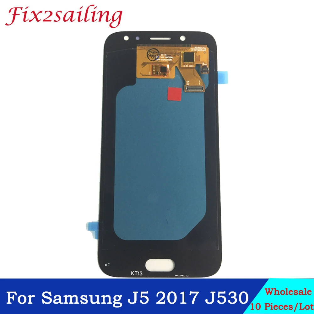 

Super AMOLED Display For Samsung Galaxy J5 2017 J530 SM-J530F J530M LCD Display Touch Screen Digitizer Assembly Top Quality LCD