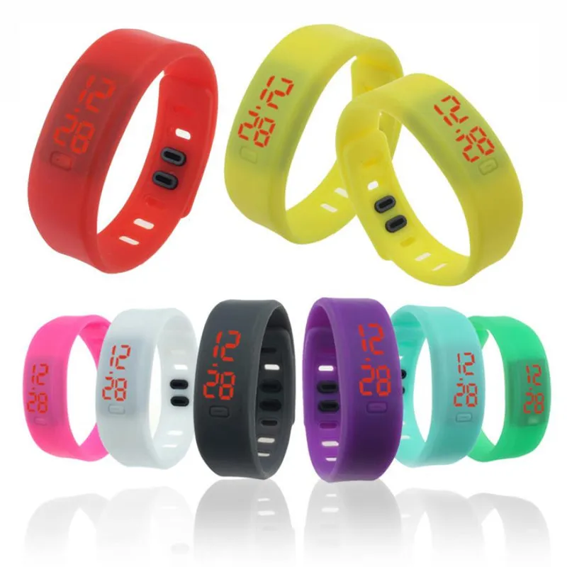 

Hot Selling2017 Newly Designed Mens Womens Rubber LED Watch Date Sports Bracelet Digital Wrist Watch Nov 23#23