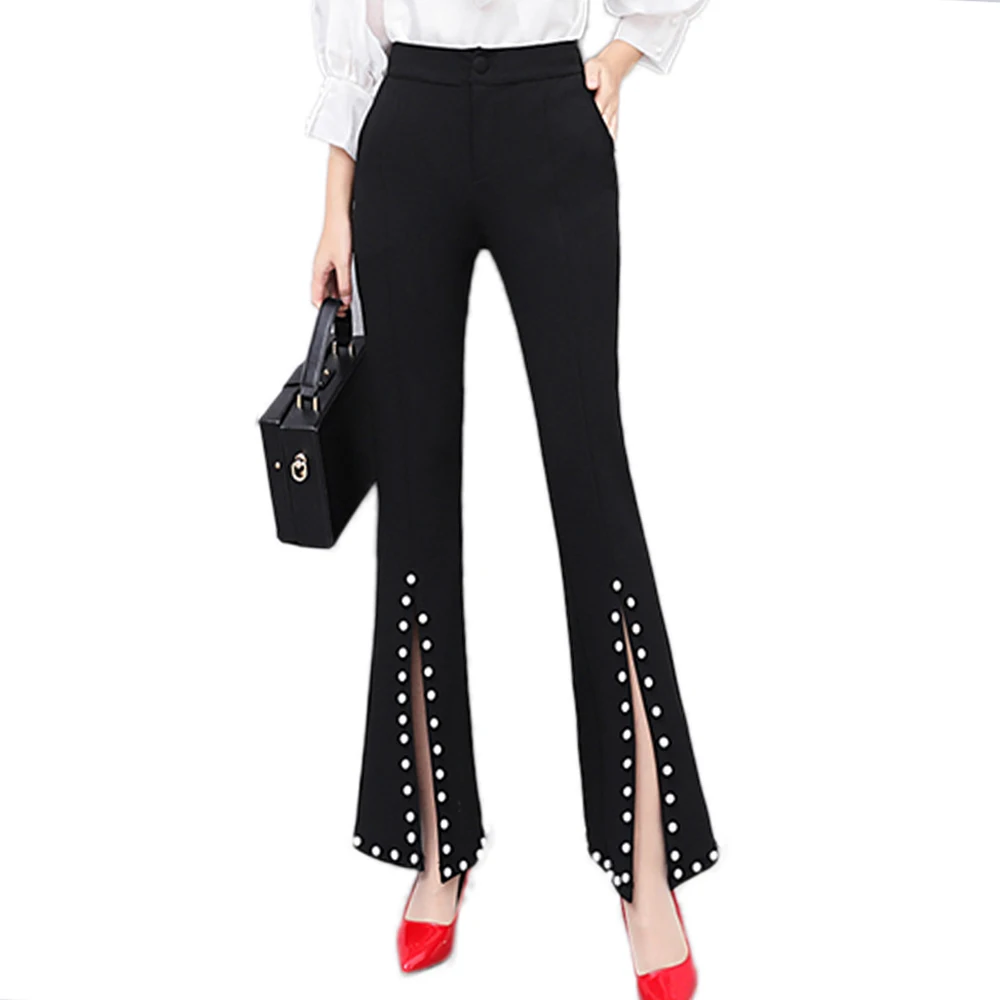 Брюки Стрейч Женские С Высокой Талией Купить