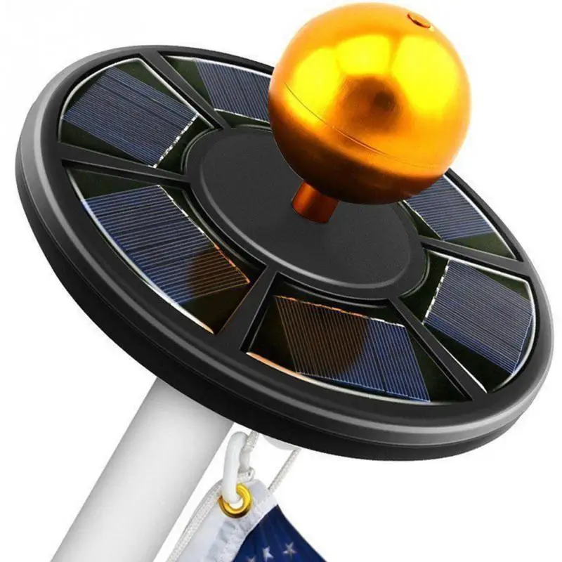 

42 Camping Light Solar Powered Lamp Flag Pole Bright Night Light Waterproof LED