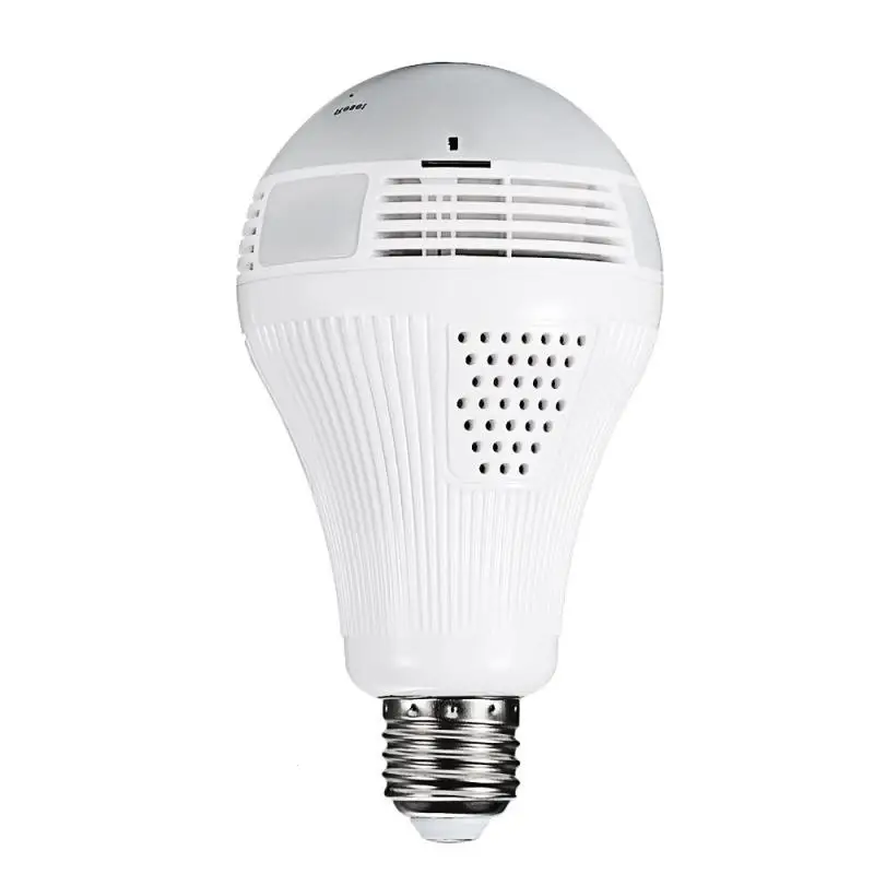 

1SET 960P 130DPI 180/ 360 Degree Panoramic Bulb FishEye 3D VR Security Camera WIFI E27 IP Surveillance CCTV Home Security