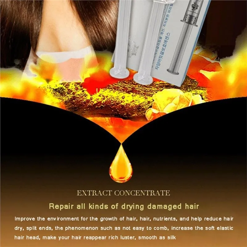 2 шт. 10 мл Pro маска для волос ремонт уход за волосами увлажняющее лечение сухие поврежденные волосы кератин решить сухость волос TSLM2
