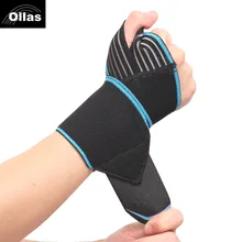 1 шт. для тяжелой атлетики и фитнеса повязки на руку Наручные Ремни спортивные наручные браслеты поддерживающие протекторы для запястья carpal туннельный фиксатор для тренажерного зала обертывания