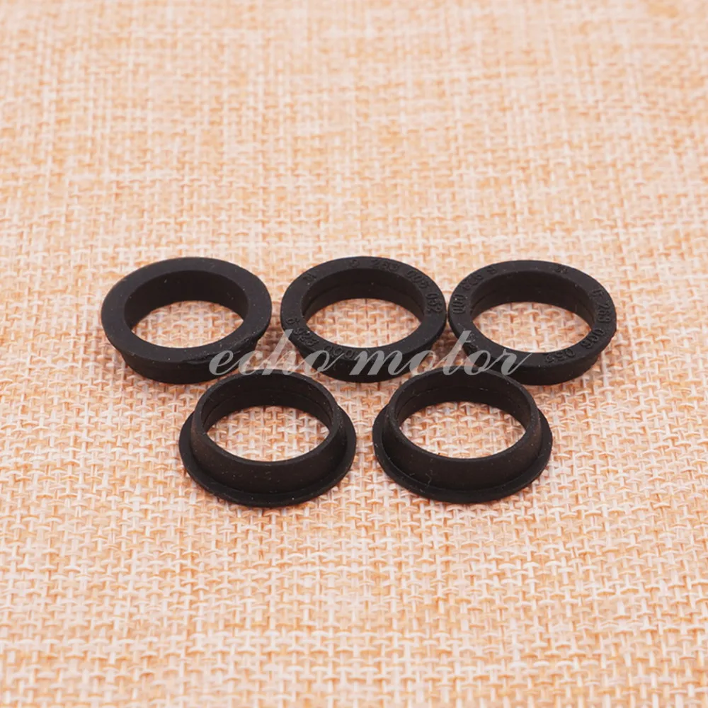 5pcs Black PDC Rubber Ring For GM Chrysler Peugeot BMW Buick Parking