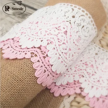 

3-5Yards / Lot Width 9cm 100% Cotton Embroidered Lace Fabric , DIY Handmade Materials Lace Trim Free Shipping RS516