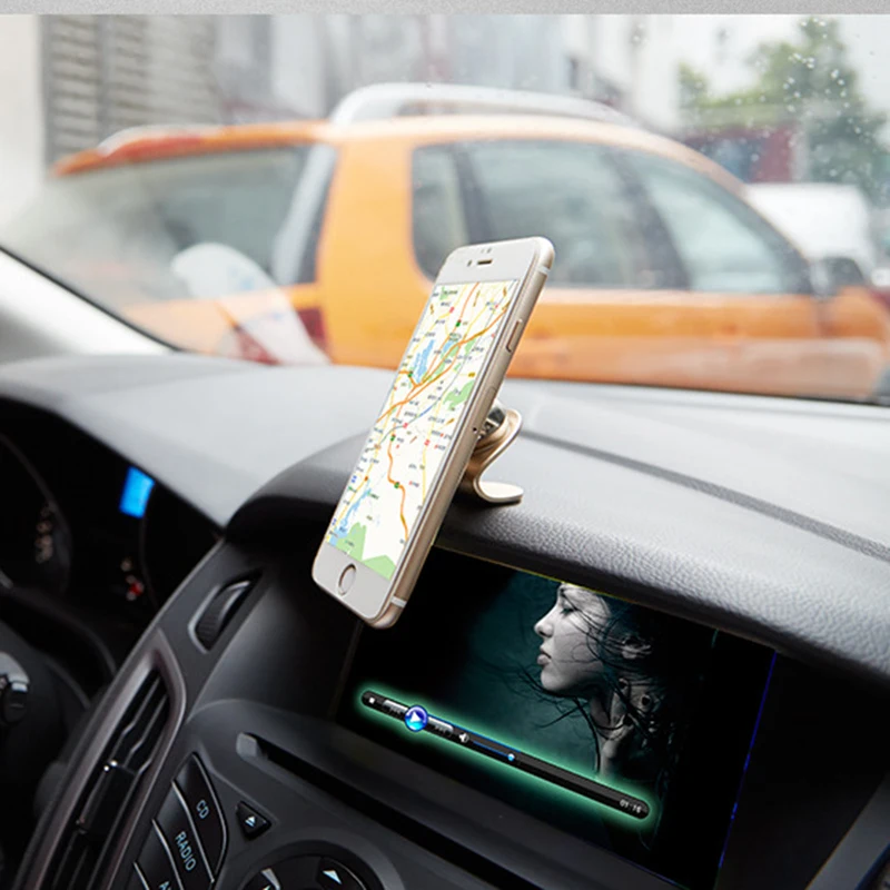 Держатель с магнитным креплением 360 градусов вращающийся металлический кронштейн автомобильный мобильный телефон кронштейн держатель автомобильные аксессуары