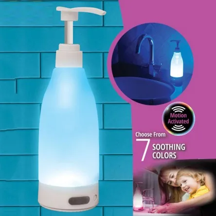 

Soap Brite Light Hand Sanitizer Dispenser Night Light Induction foam soap dispenser New TV Products foam soap dispenser