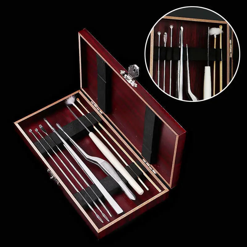 

Lots Stainless Steel Ear Pick Wax Remover Cleaner Curette Safe Ear Cleaning Tool