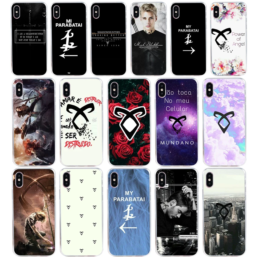 

114SD Shadowhunters gift Soft Silicone Tpu Cover phone Case for iphone 5 5s se X XR XS Max case