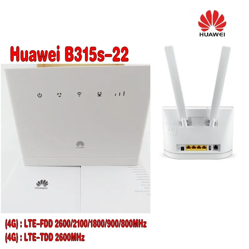 HUAWEI B315s-22 4G LTE 150 Мбит/с FDD TDD беспроводной шлюз CPE маршрутизатор разблокирован+ USB линия повышения мощности