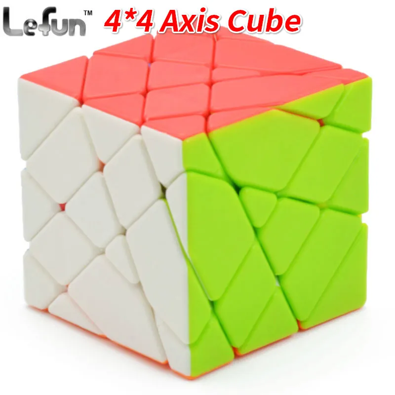 Lefun 4 4 4 Axis Magic Cube Stickerless Strange Shaped 4X4X4 Speed Puzzles Twist Square Cubo Magico Educational Toys huismerk kopen in de aanbieding