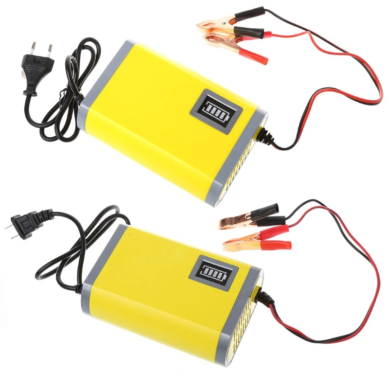 OOTDTY 12V 2A Car Motorcycle Smart Automatic font b Battery b font Charger Maintainer Trickle EU
