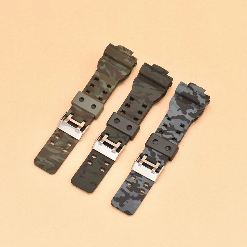 Silicone Sport Watch Wrist Band Strap for G-Shock GA-110-100-100-120-GD120 Wristwatch Belt  Replacement Strap Smart Watch Rubber