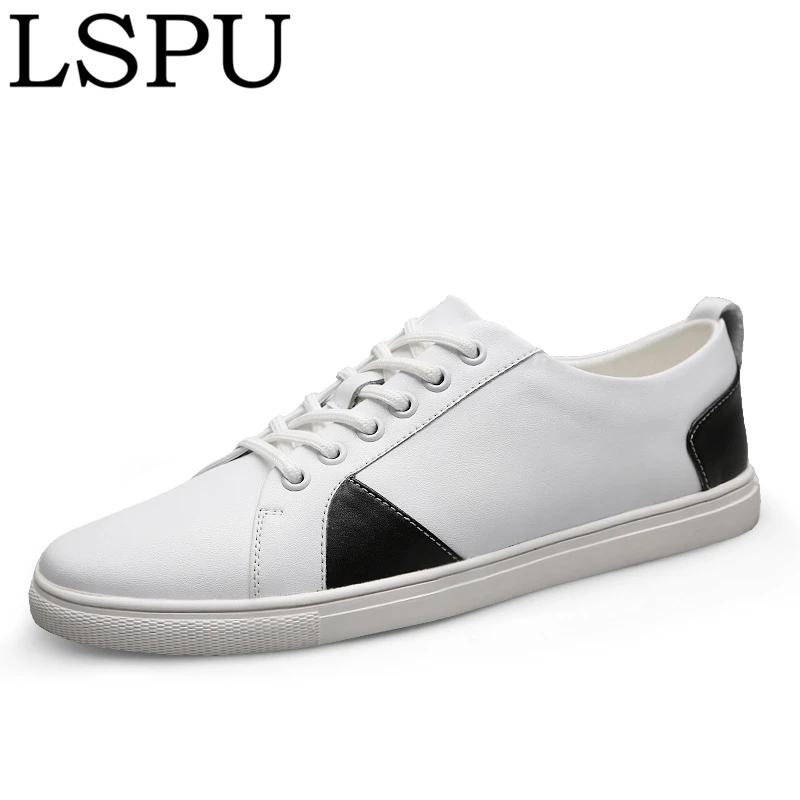 

Hot Sale Genuine Leather Men Skateboarding Shoes Outdoor Lace Up Breathable Casual Sneakers Fashion Men Trainers Shoes Size38-44