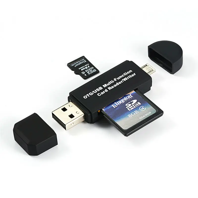 Otg card reader high speed usb 2.0 card reader microSD / sd multi