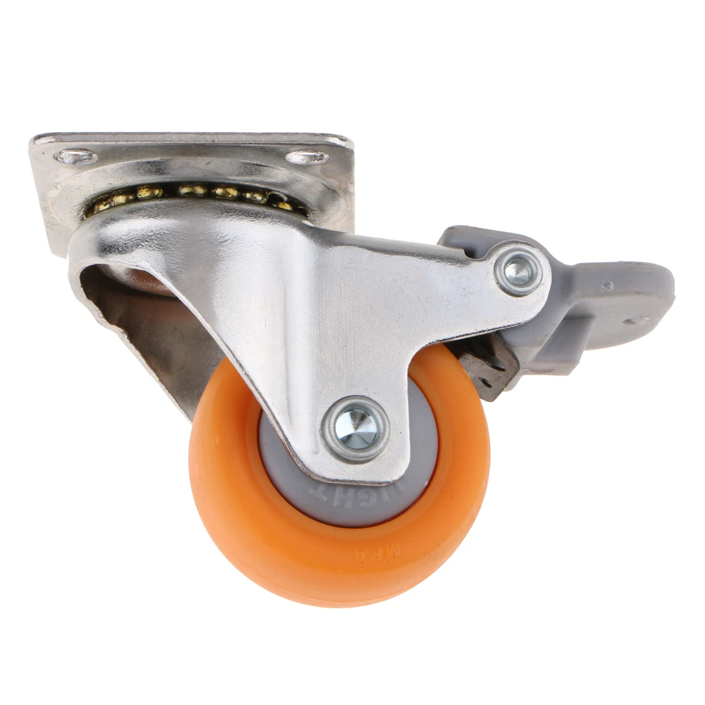 1.5inch Industrial Swivel Caster Wheels 25kg Capacity Heavy Duty