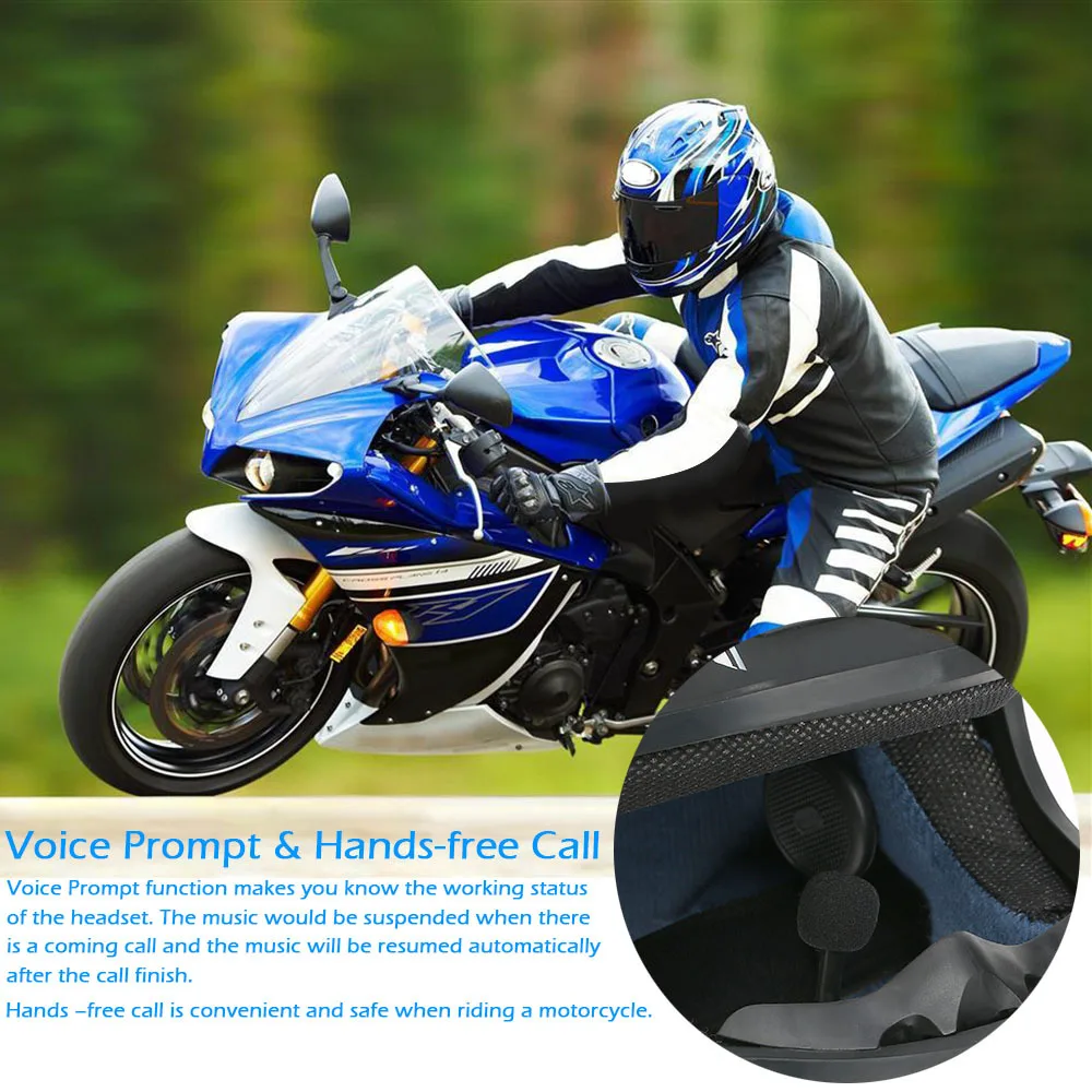 Гарнитура для шлема FreedConn L1 с поддержкой Bluetooth и микрофоном|helmet bluetooth headset|motorcycle