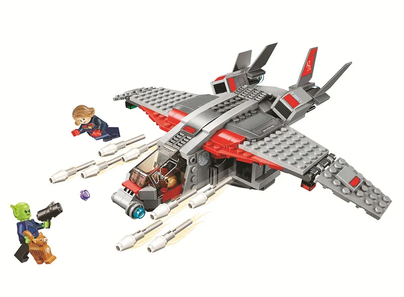 

Bela 11235 Marvel Captain Marvel and The Skrull Attack Building Blocks Toys Compatible With Legoings Super Hero 76127