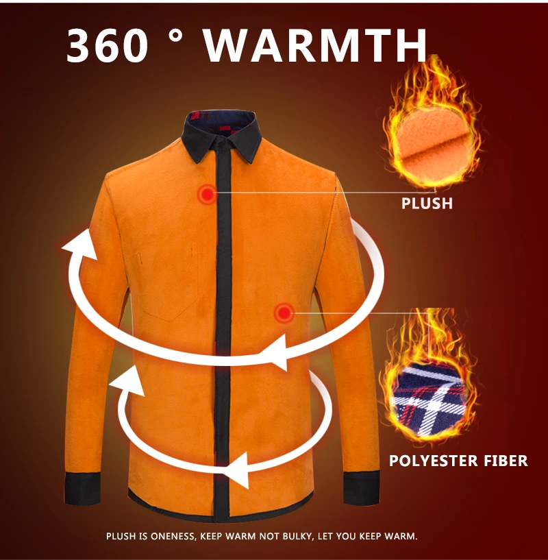 Aoliwen الشتاء الدافئة قميص زائد المخملية سماكة الأزياء طباعة منقوشة قميص طويل الأكمام الرجال العلامة التجارية قميص اللباس قميص sizeL-5XL