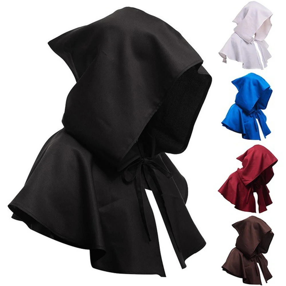 Witch Wizard Reversible Cape Cloak Cone Hat Dress up Role Play Halloween Costume