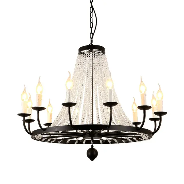 Vintage Elegante Zwarte Kristallen Kroonluchter Lustre Kristal ... Vintage Elegante Zwarte Kristallen Kroonluchter Lustre Kristal ...