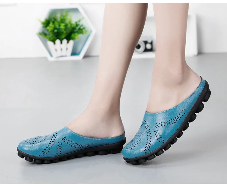 XY 991 Cut Outs Women\\\'s Summer Flats Shoes -16