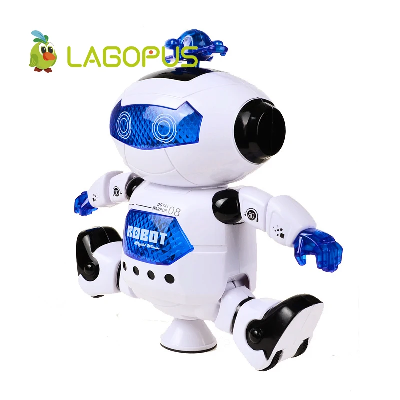 Lagopus Rotating Robot Dancing Fun Humanoid robot Electronic Robot Toys with Music and Light Toys Astronaut Best Gift for Kids