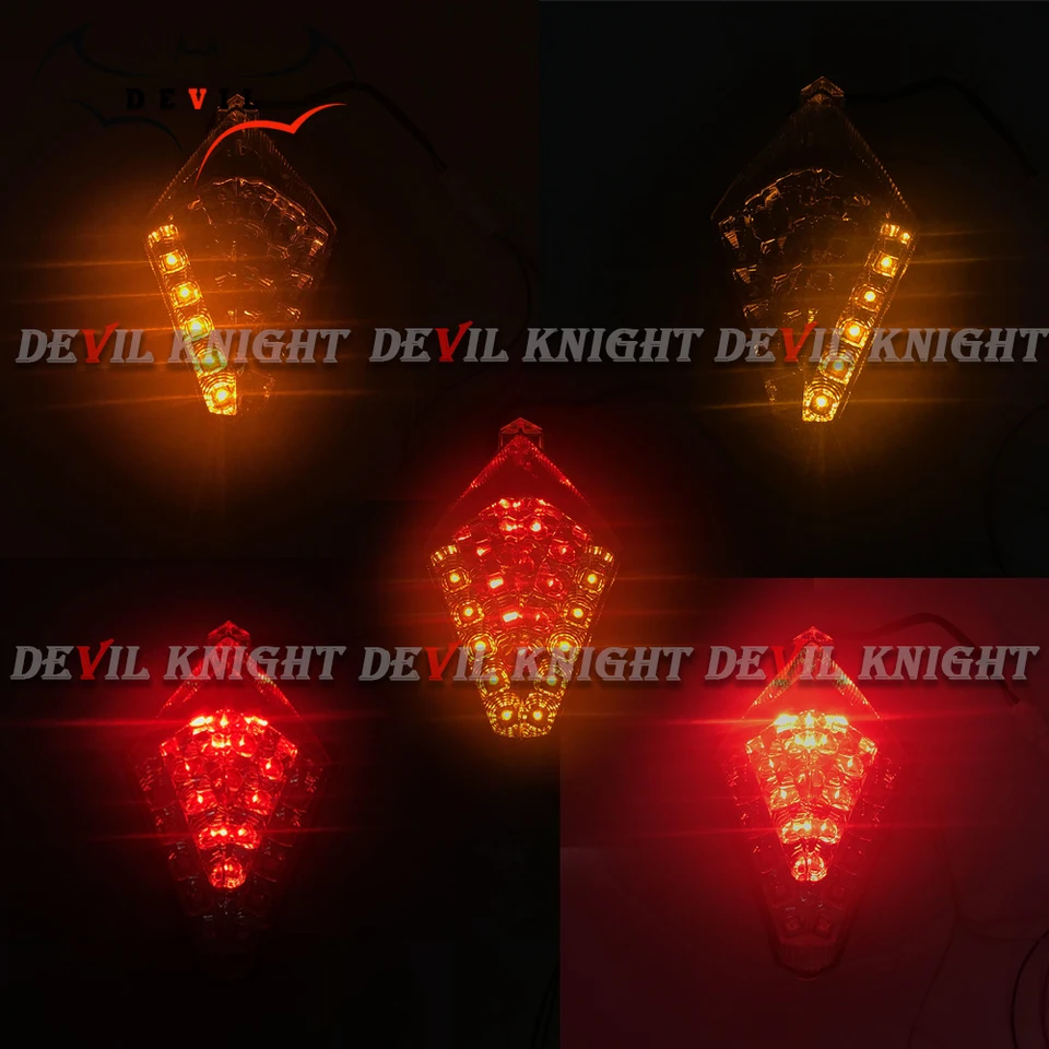 Fanale Posteriore LED Per Yamaha YZF-R1 2007-2008 - Indicatori Integrati, Impermeabile, Facile Montaggio - Foto 3