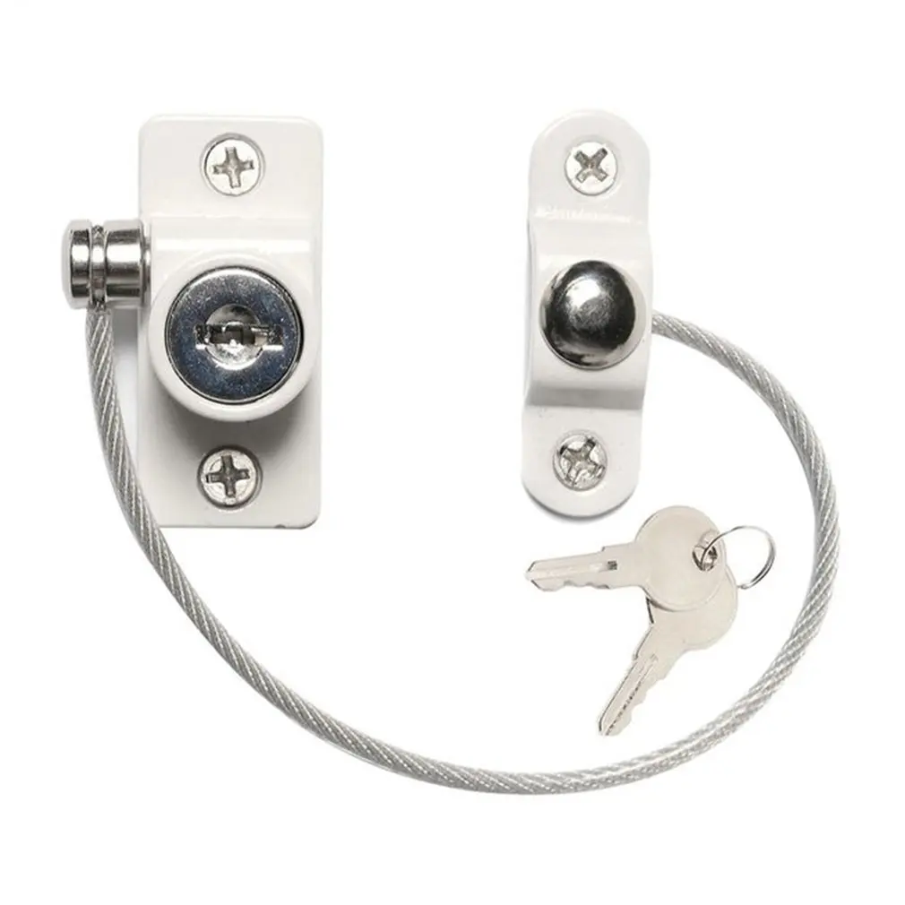 

2pcs Window Door Cable Restrictor Ventilator Child Safety Security Restrict LB88