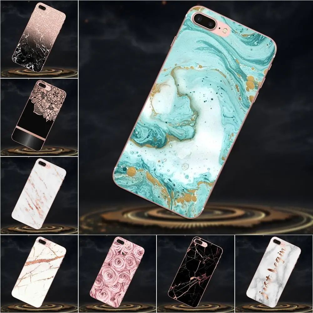 

Pink Green Gold Marble Rose Crack Print For Samsung Galaxy Note 5 8 9 S3 S4 S5 S6 S7 S8 S9 S10 mini Edge Plus Lite