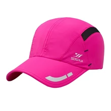 Running cap Outdoor Print Quick Drying UV Protection Sun Peaked Hat Headwear Sports Wear With Adjustable Back Closure